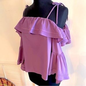 Anthropologie LIKELY Designer Purple Top! NWT! Party or Play! Gorgeous Top.